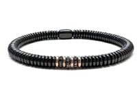 Bracciale Casciola Gioielli GIOIA in Ceramica Diamante Brown 0.42 Ct RBNL3DNOR - RBNL3DNOR